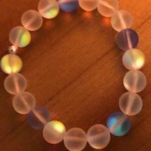 Mystic Quartz (Mermaid Glass) 10mm Bead Bracelet